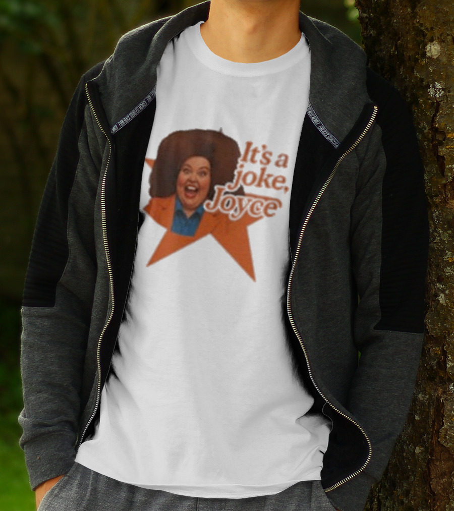 Pam Ann Iconic It's A Joke Joyce Comedy Retro Style T-Shirt