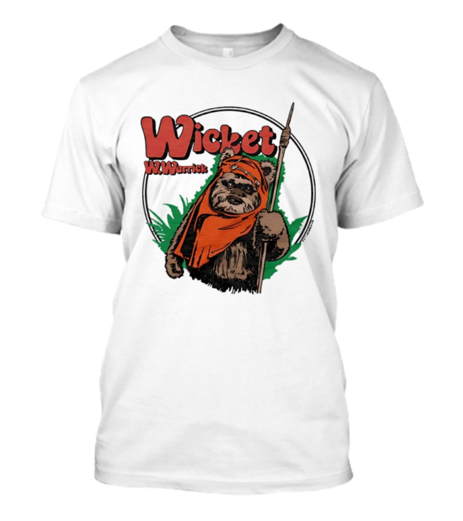 Star Wars Wicket W Warrick Ewok Endor Adventure T-Shirt