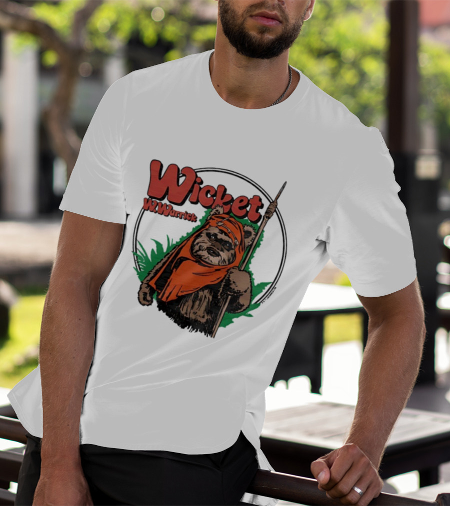 Star Wars Wicket W Warrick Ewok Endor Adventure T-Shirt