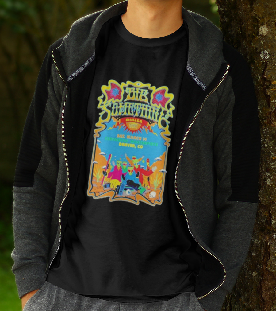 Big Something March 14 Cervantes Masterpiece Denver CO 2026 Alien Crew Artwork T-Shirt