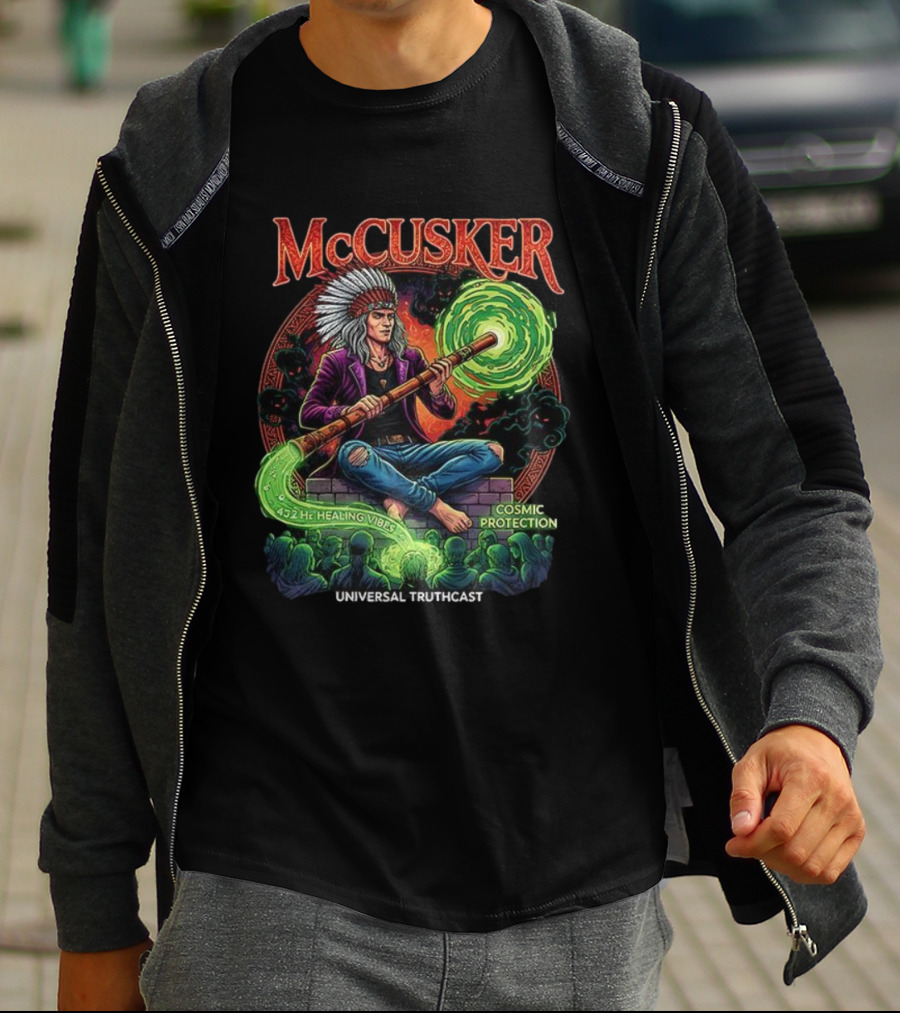 McCusker Cosmic Protection 432 Hz Healing Vibes Universal Truthgcast T-Shirt