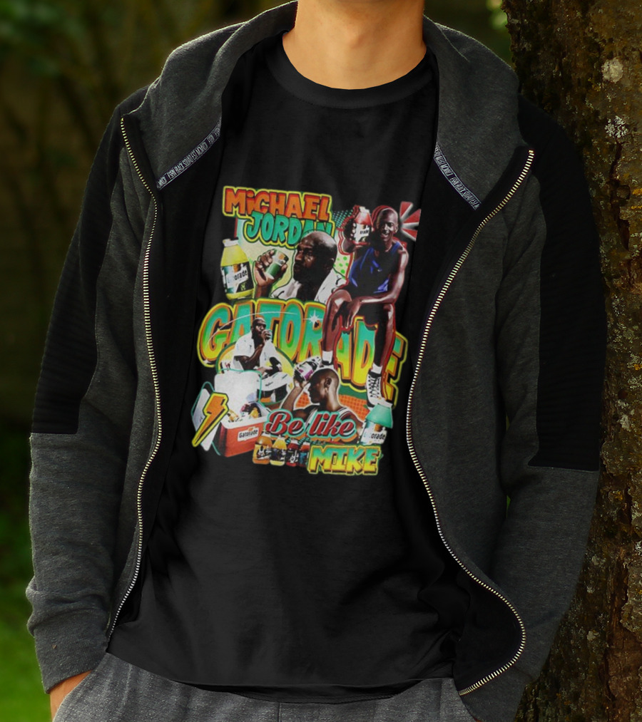 Michael Jordan Gatorade Be Like Mike Quench Your Thirst T-Shirt