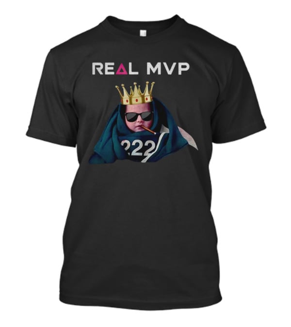 Real MVP Player 222 Baby Meme Squid K-Drama T-Shirt