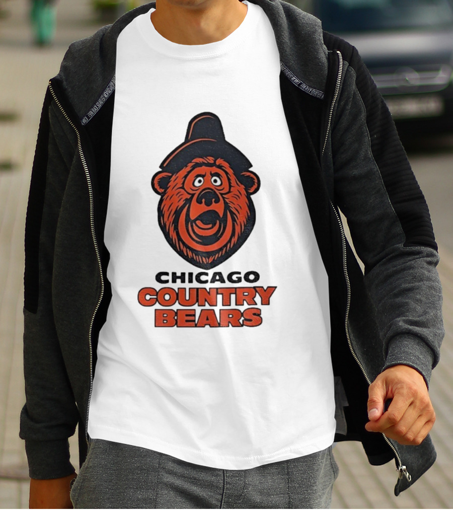Chicago Country Bears Vintage Inspired Sports Logo T-Shirt