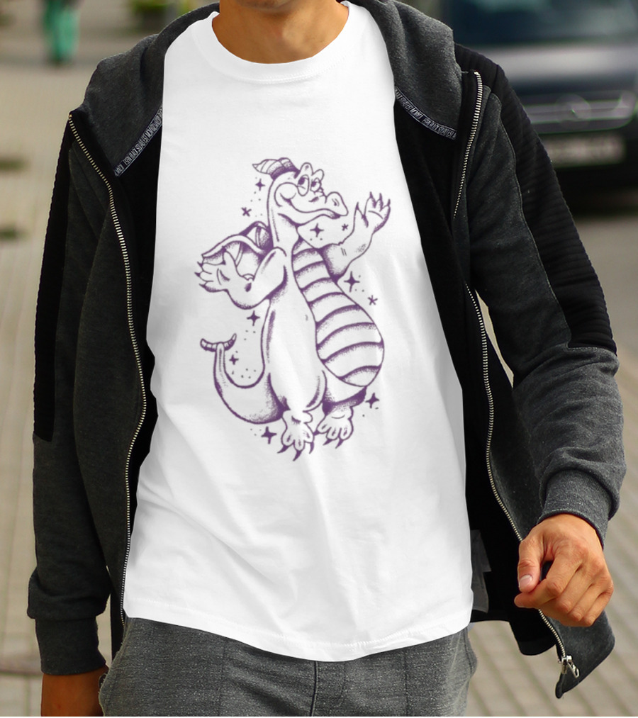 Imagination Hatchling Magic Purple Dragon Fantasy T-Shirt