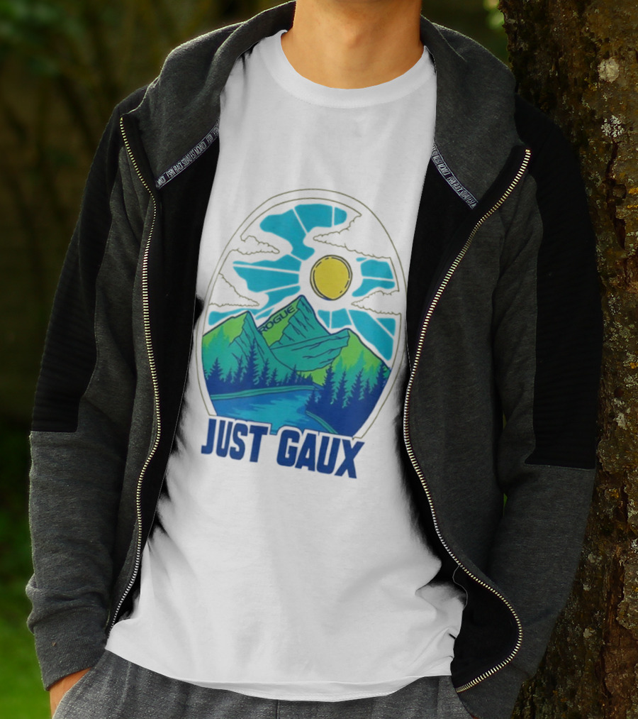 Just Gaux Margaux Alvarez Vintage Rogue Mountain Sun Art T-Shirt
