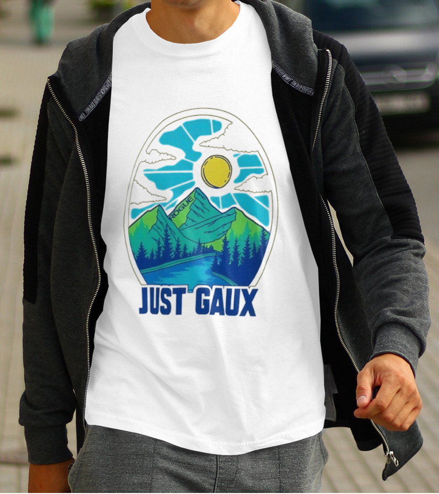 Just Gaux Margaux Alvarez Vintage Rogue Mountain Sun Art T-Shirt
