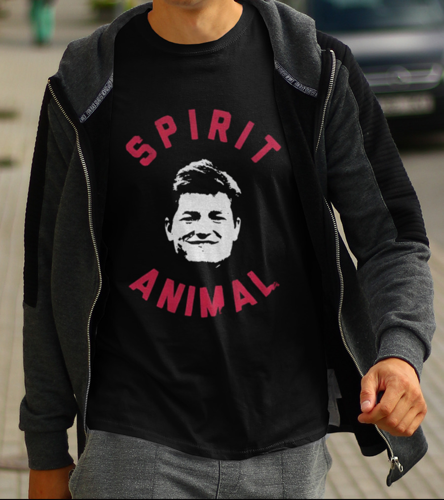 Drake Maye Spirit Animal New England Football Face Design T-Shirt