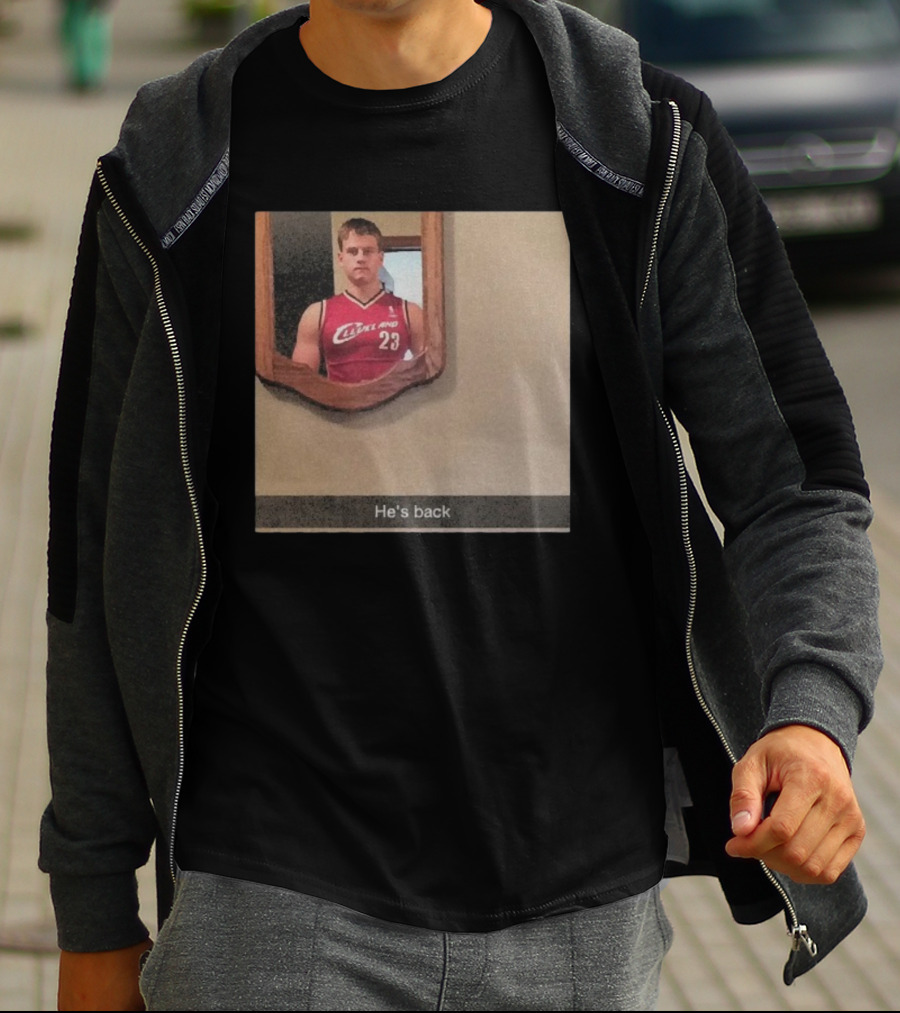 Cleveland 23 He's Back Joe Burrow Is Back T-Shirt