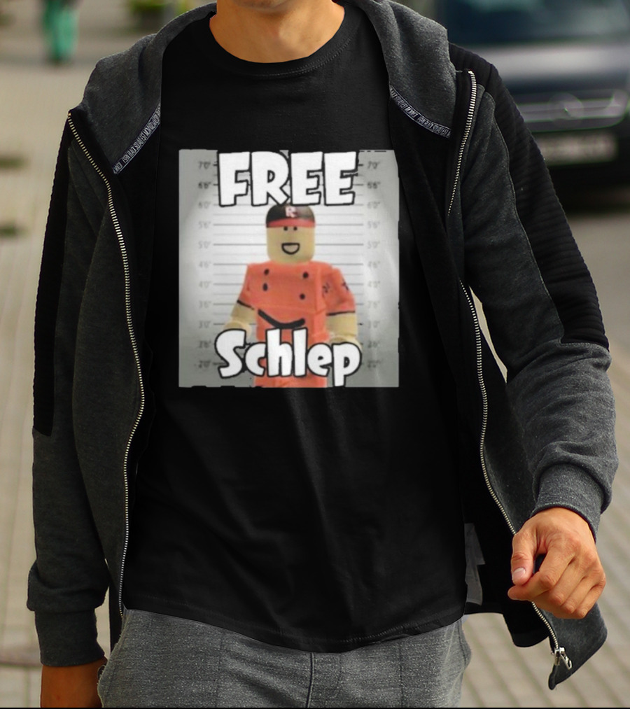 Free Schlep Roblox Shot Character T-Shirt