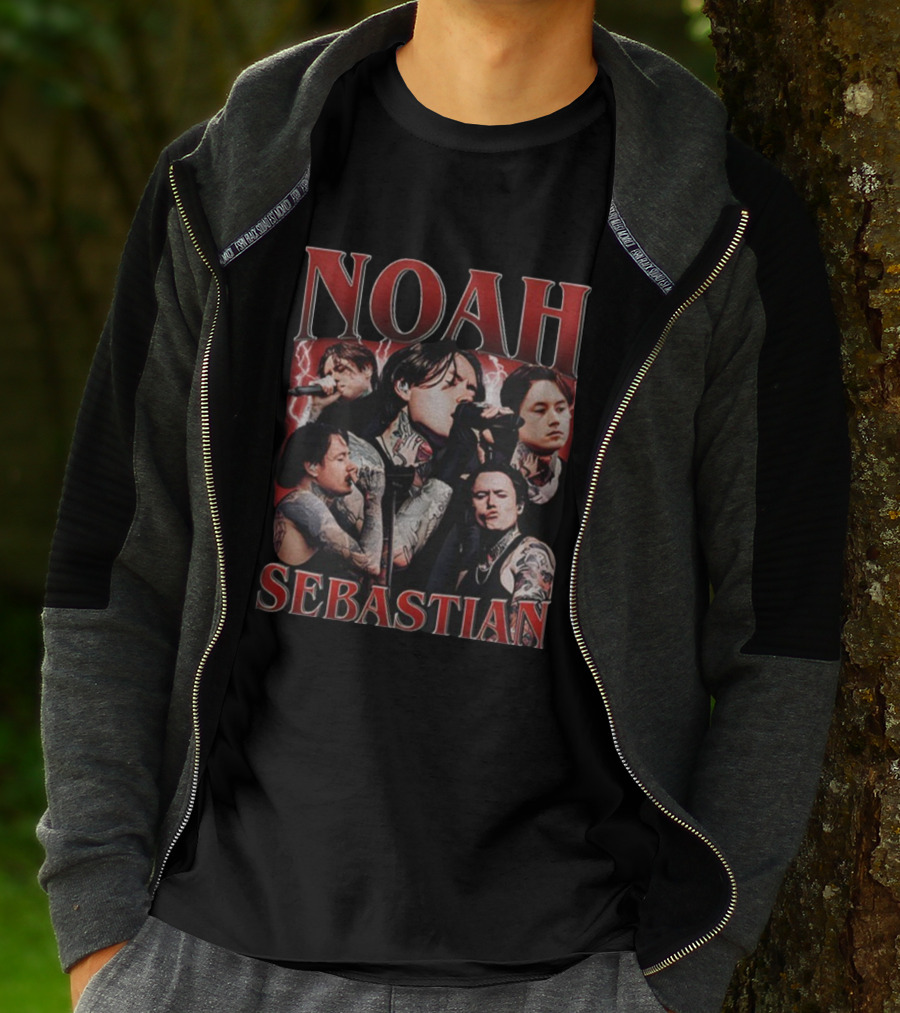 Noah Sebastian Vintage Collage Tattoo Concert Aesthetic T-Shirt