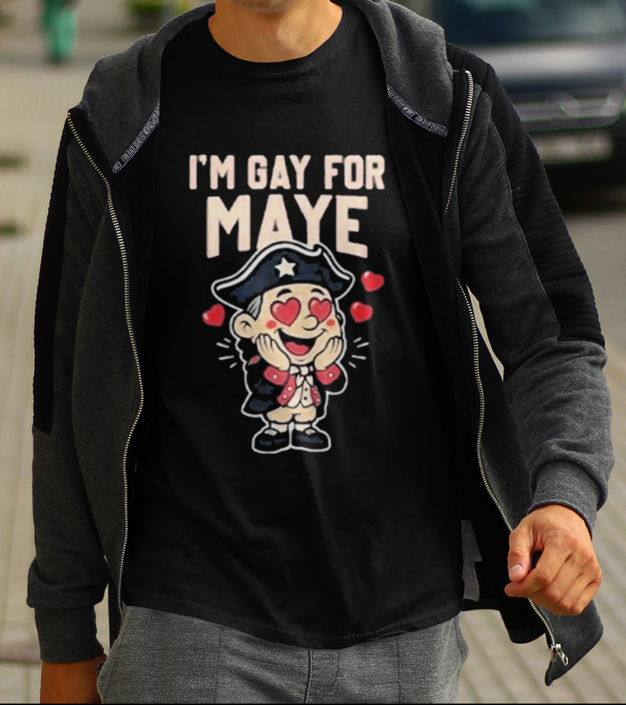 I’m Gay For Maye Captain Heart Eyes Graphic T-Shirt