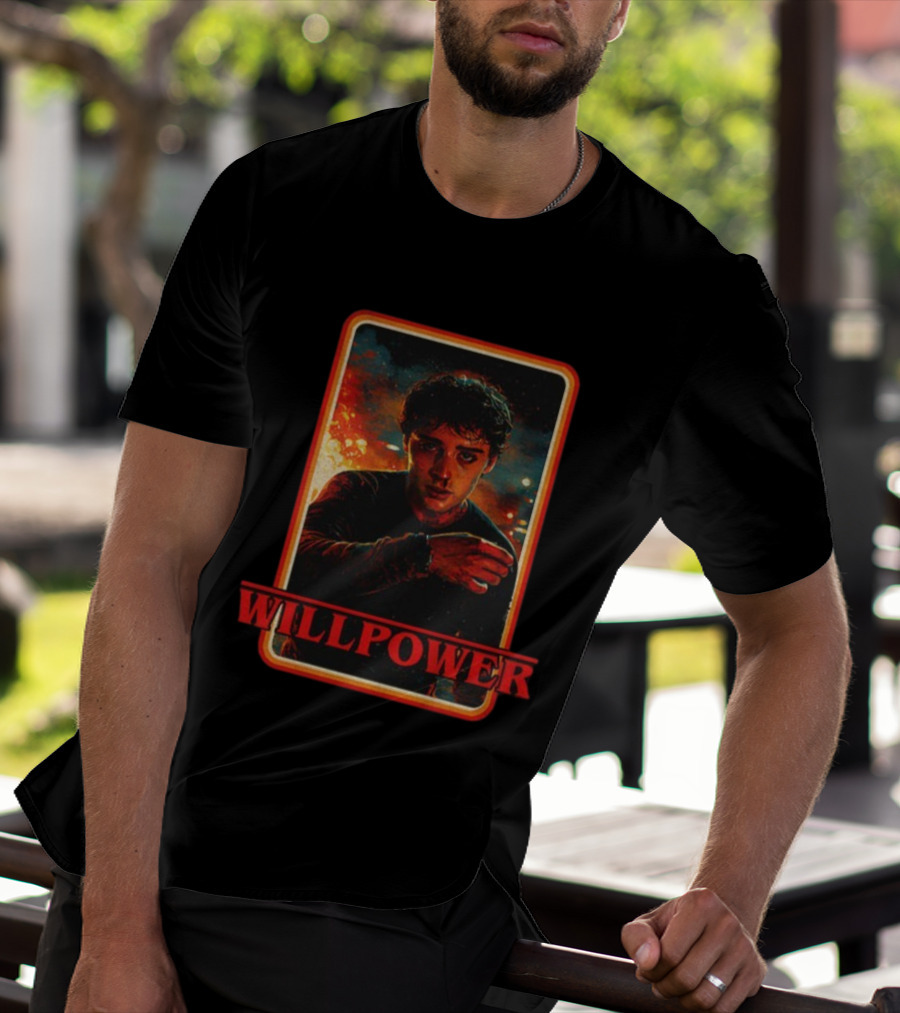 Willpower Stranger Things 5 Vintage Retro Style T-Shirt