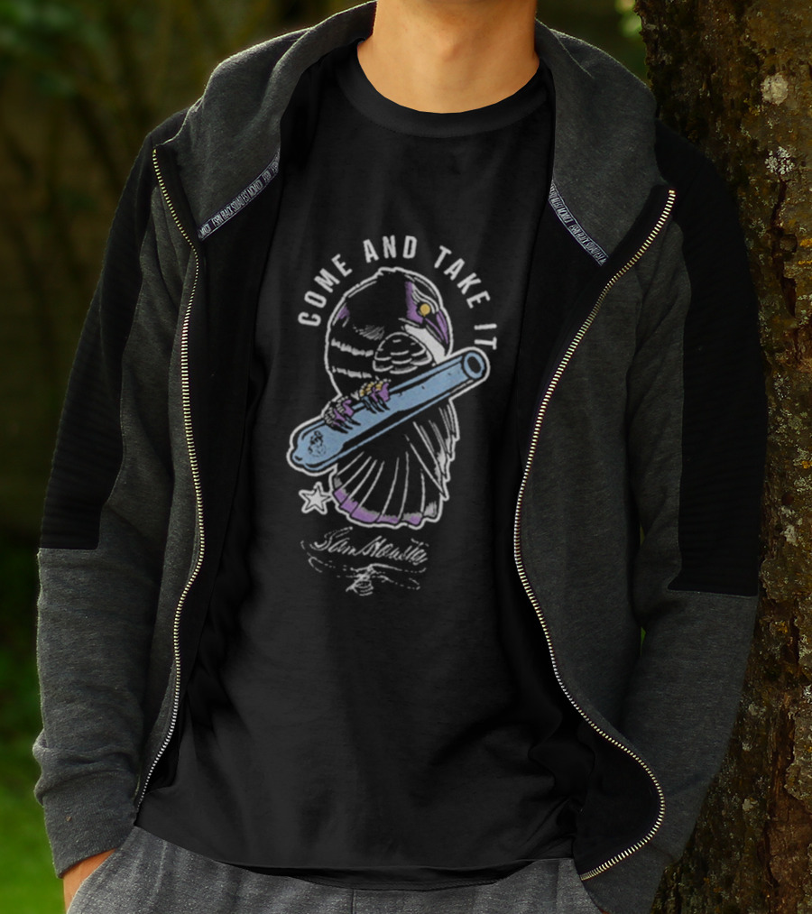 Come And Take It Sam Houston The Fat Electrician Cannon Artwork T-Shirt