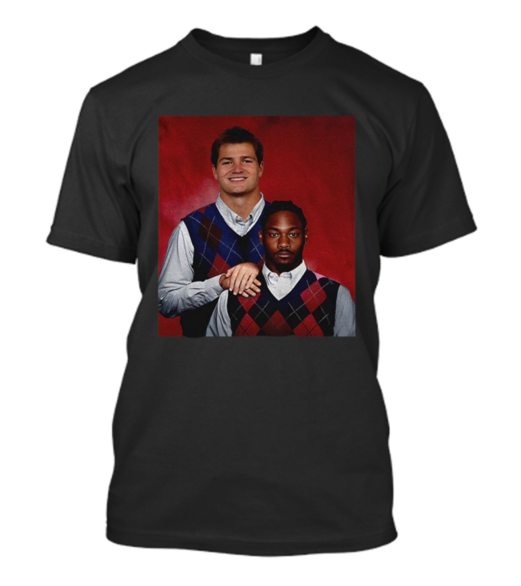 New England Football Drake Maye Stefon Diggs Step Brothers NFL Humor T-Shirt