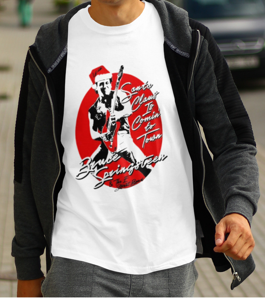 Bruce Springsteen Santa Claus Is Coming To Town E Street Band T-Shirt
