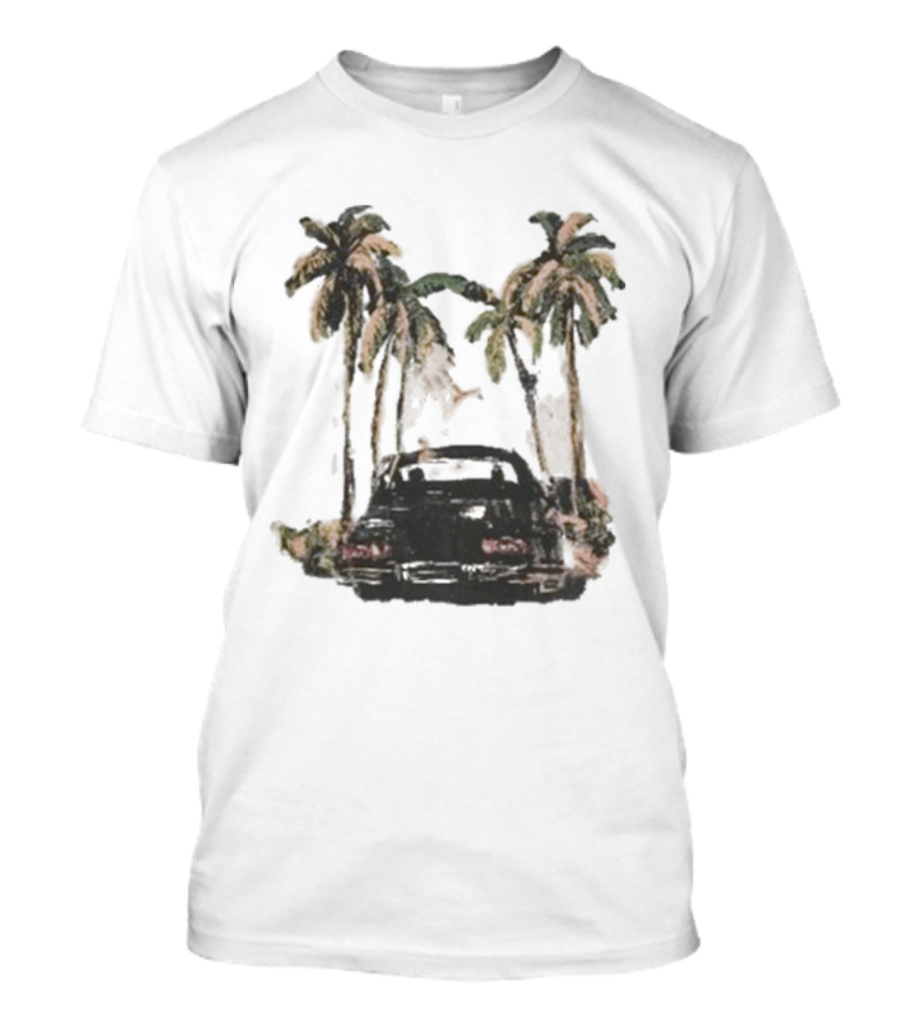 Bel-Air Will Smith Classic Car Palm Trees Vibe T-Shirt