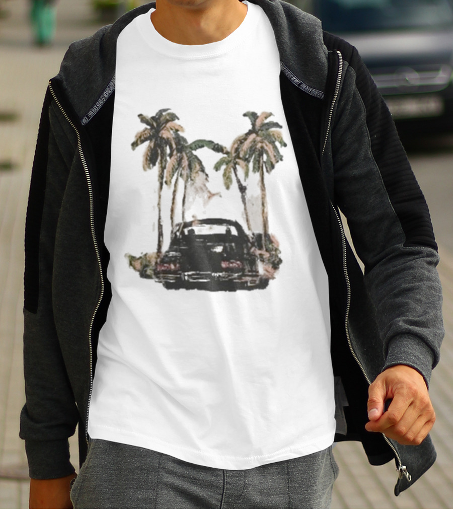 Bel-Air Will Smith Classic Car Palm Trees Vibe T-Shirt