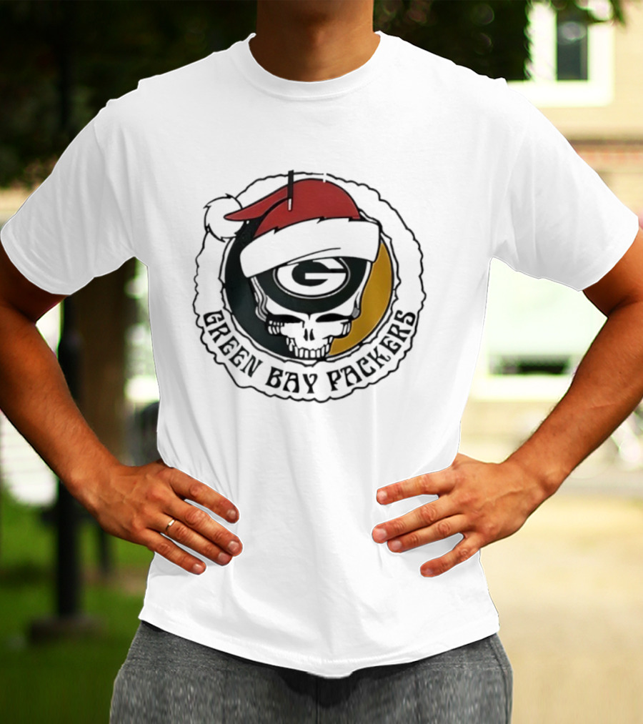 Green Bay Packers 60th Anniversary Grateful Dead Christmas Game Day T-Shirt