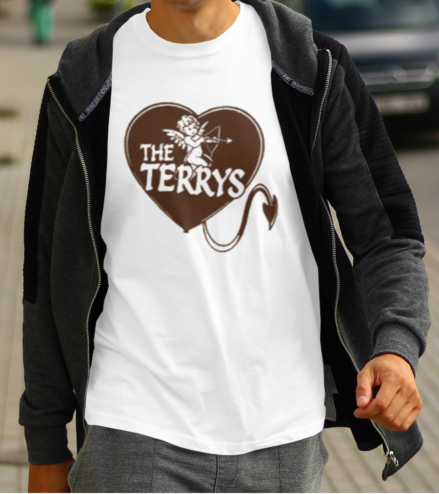 The Terrys Heart Rib Cupid Devil Tail T-Shirt