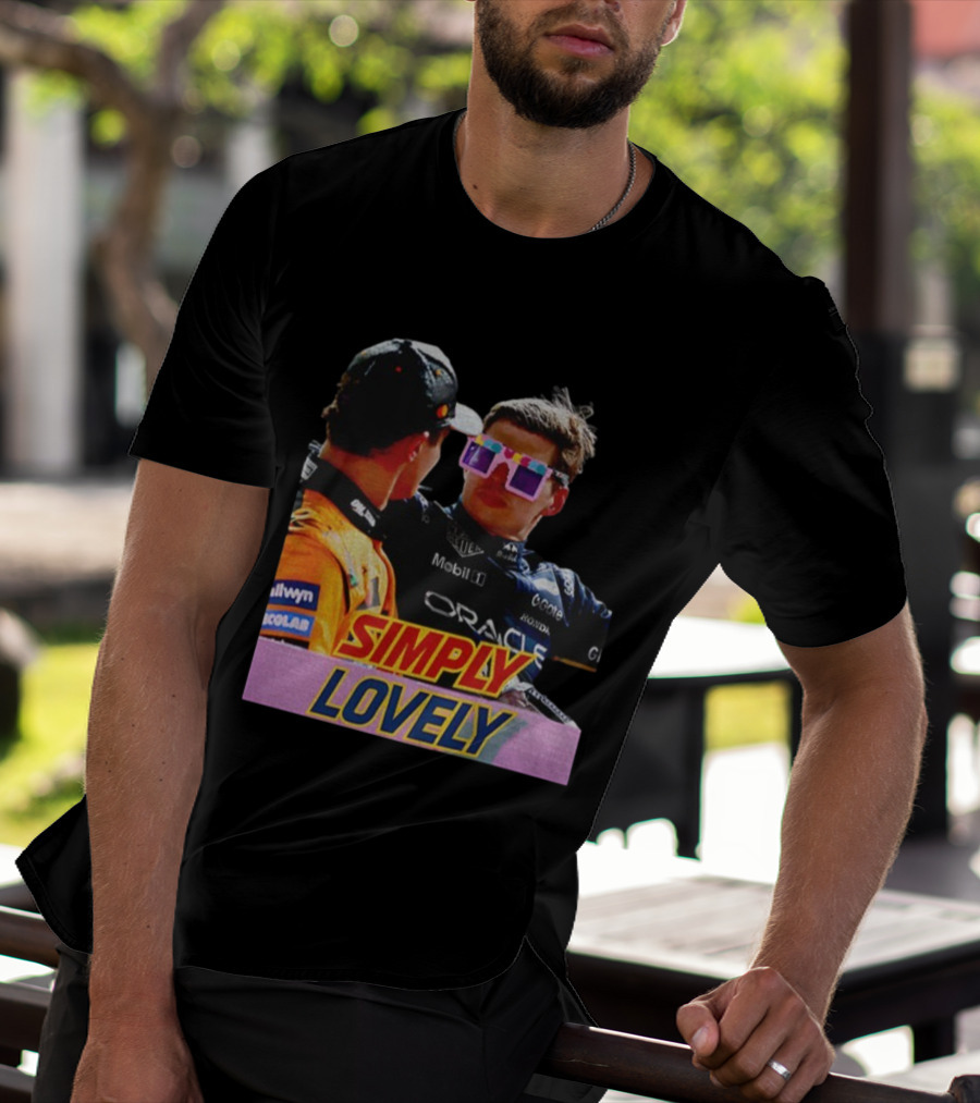 Max Verstappen Pink Sunglasses Las Vegas GP 2025 Simply Lovely Oracle Racing T-Shirt