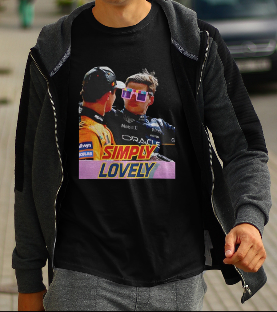Max Verstappen Pink Sunglasses Las Vegas GP 2025 Simply Lovely Oracle Racing T-Shirt