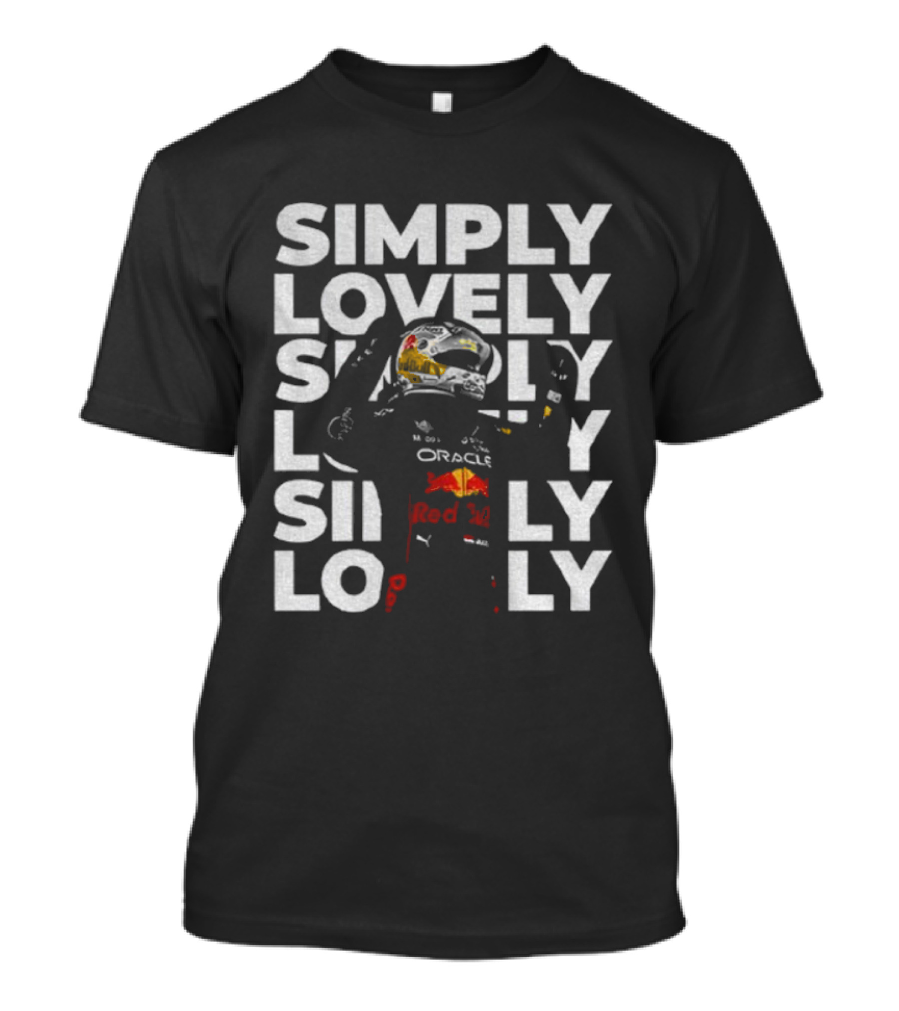 Max Verstappen Simply Lovely Oracle Red Bull Racing F1 Motorsport T-Shirt
