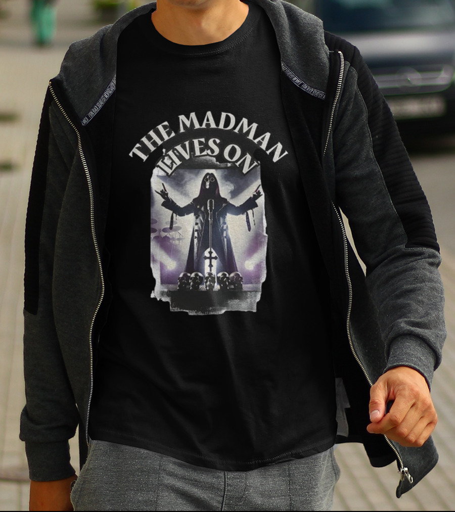The Madman Lives On Ozzy Osbourne Tribute RIP 2025 T-Shirt