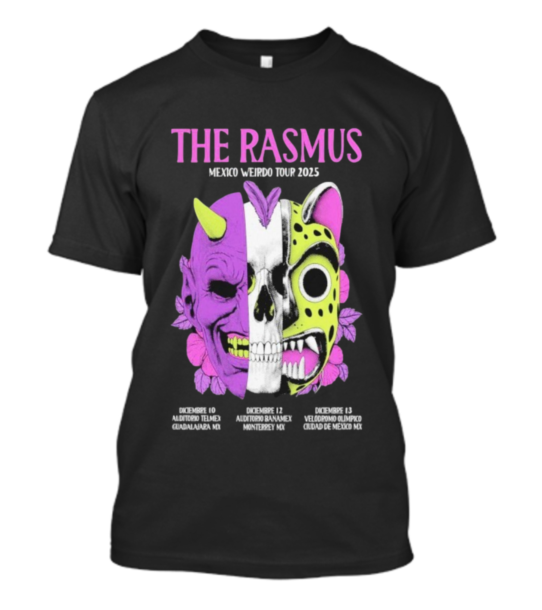 The Rasmus Mexico Weird Tour 2025 Auditorio Telmex Guadalajara Dec 10 T-Shirt