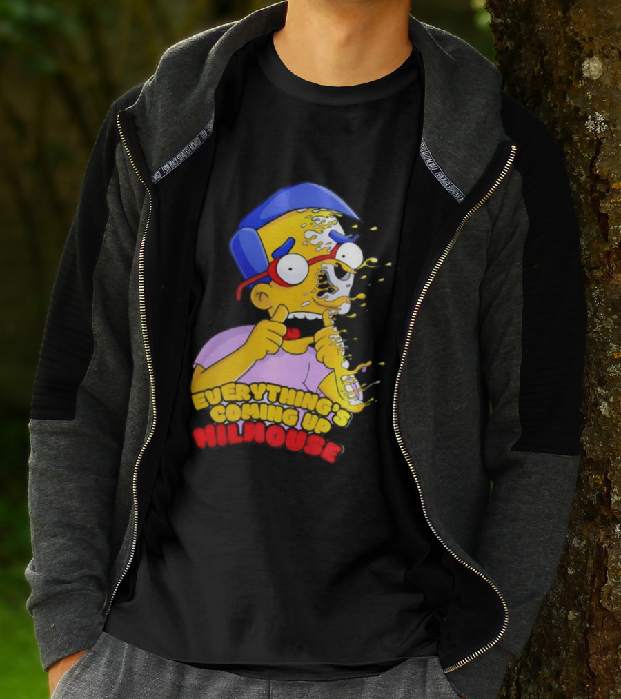 The Simpsons Everything's Coming Up Milhouse Melting Character T-Shirt