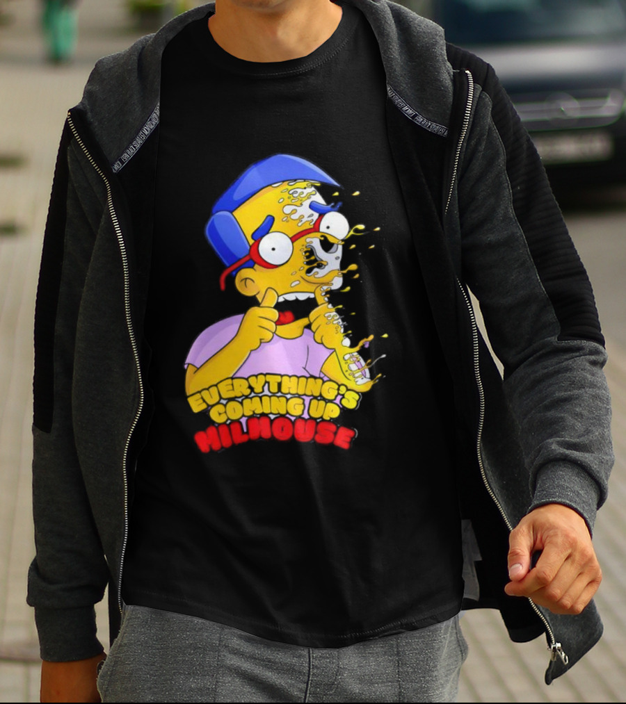 The Simpsons Everything's Coming Up Milhouse Melting Character T-Shirt