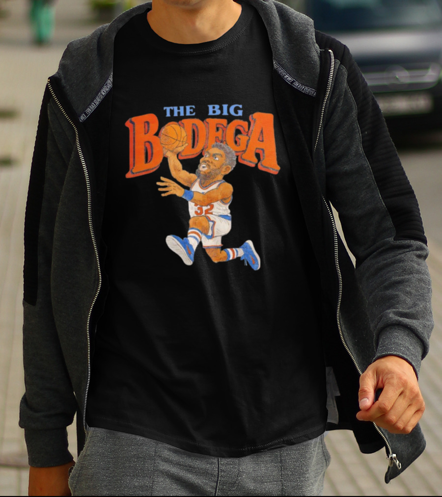 Karl Anthony Towns The Big Bodega Basketball Art NBA Player Dunking Illustration T-Shirt