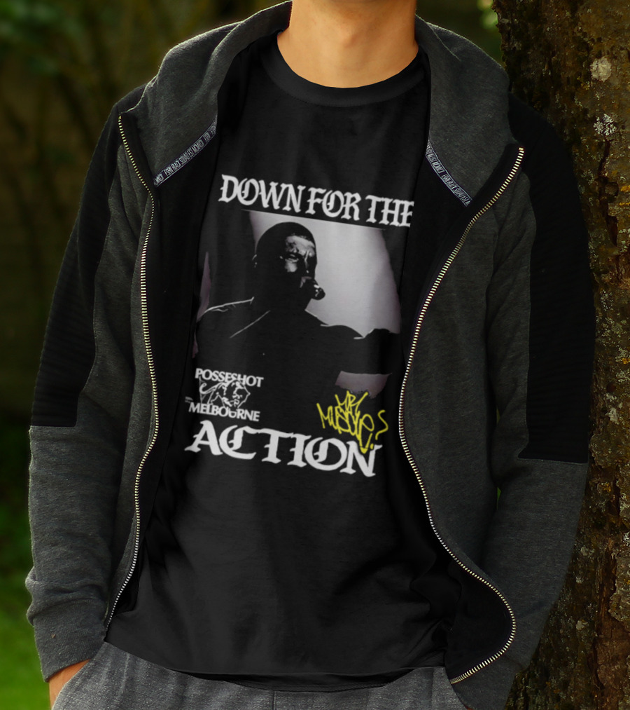DOWN FOR THE ACTION POSSESHOT MELBOURNE HANDSæ T-Shirt