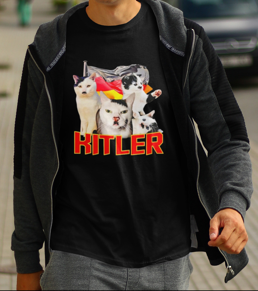 Kitler Cat Meme German Flag Humor T-Shirt