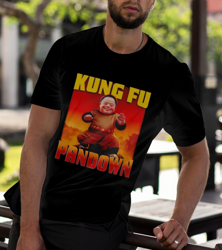 Kung Fu Pandown Kung Fu Mastery Empowerment Mood Xa T-Shirt
