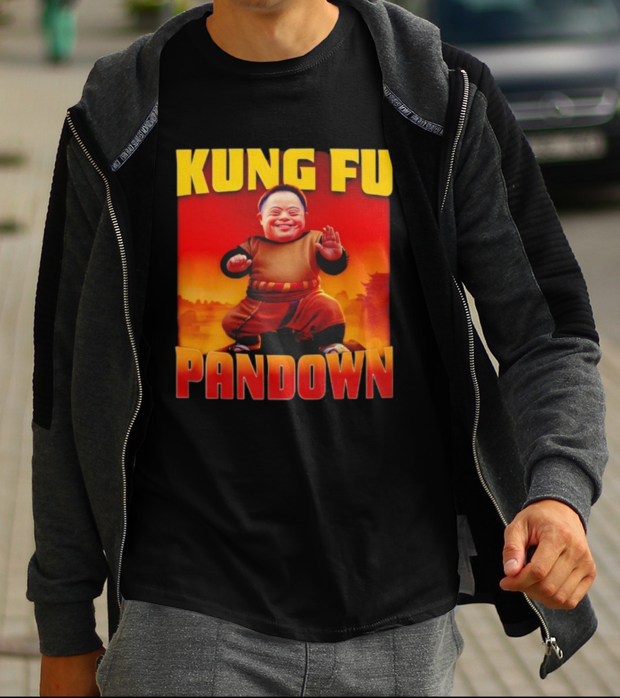 Kung Fu Pandown Kung Fu Mastery Empowerment Mood Xa T-Shirt