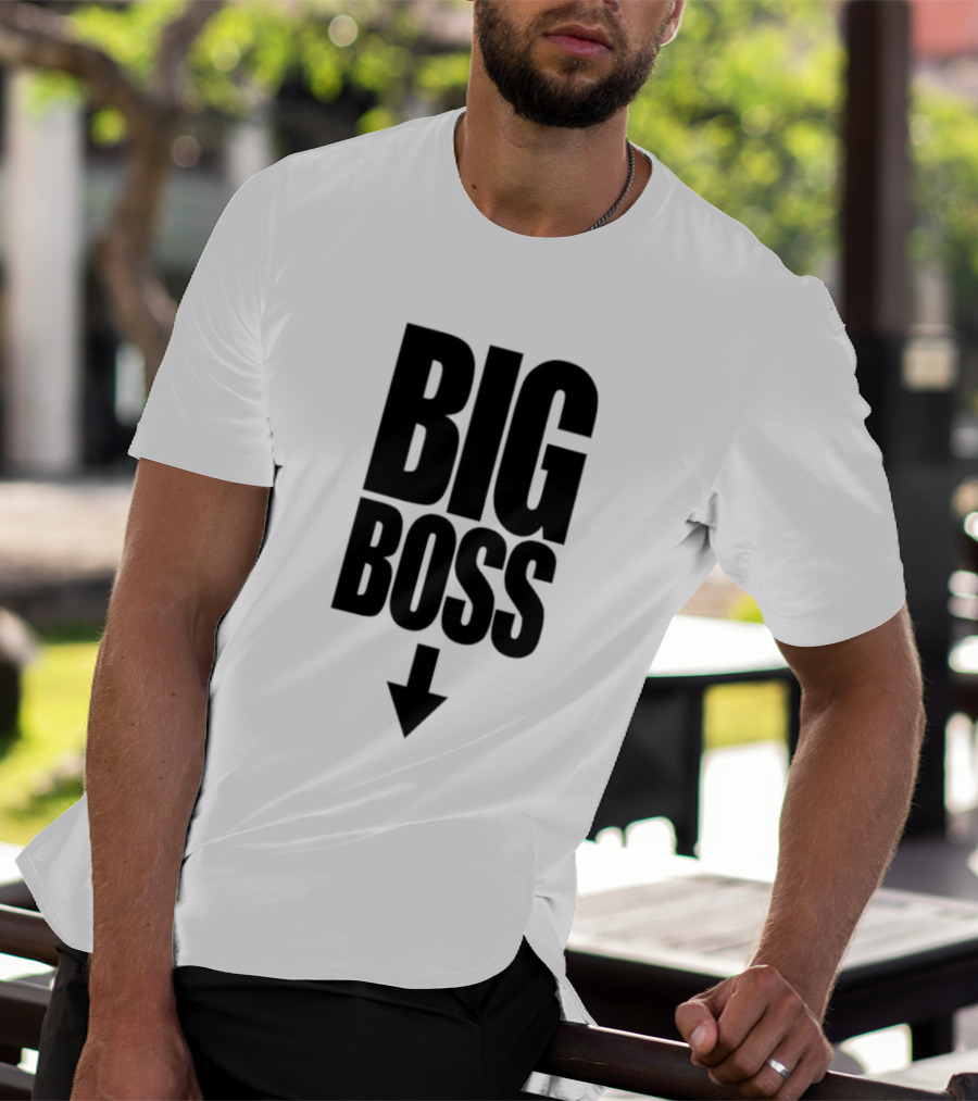 Big Boss Arrow Down Humor Trend T-Shirt