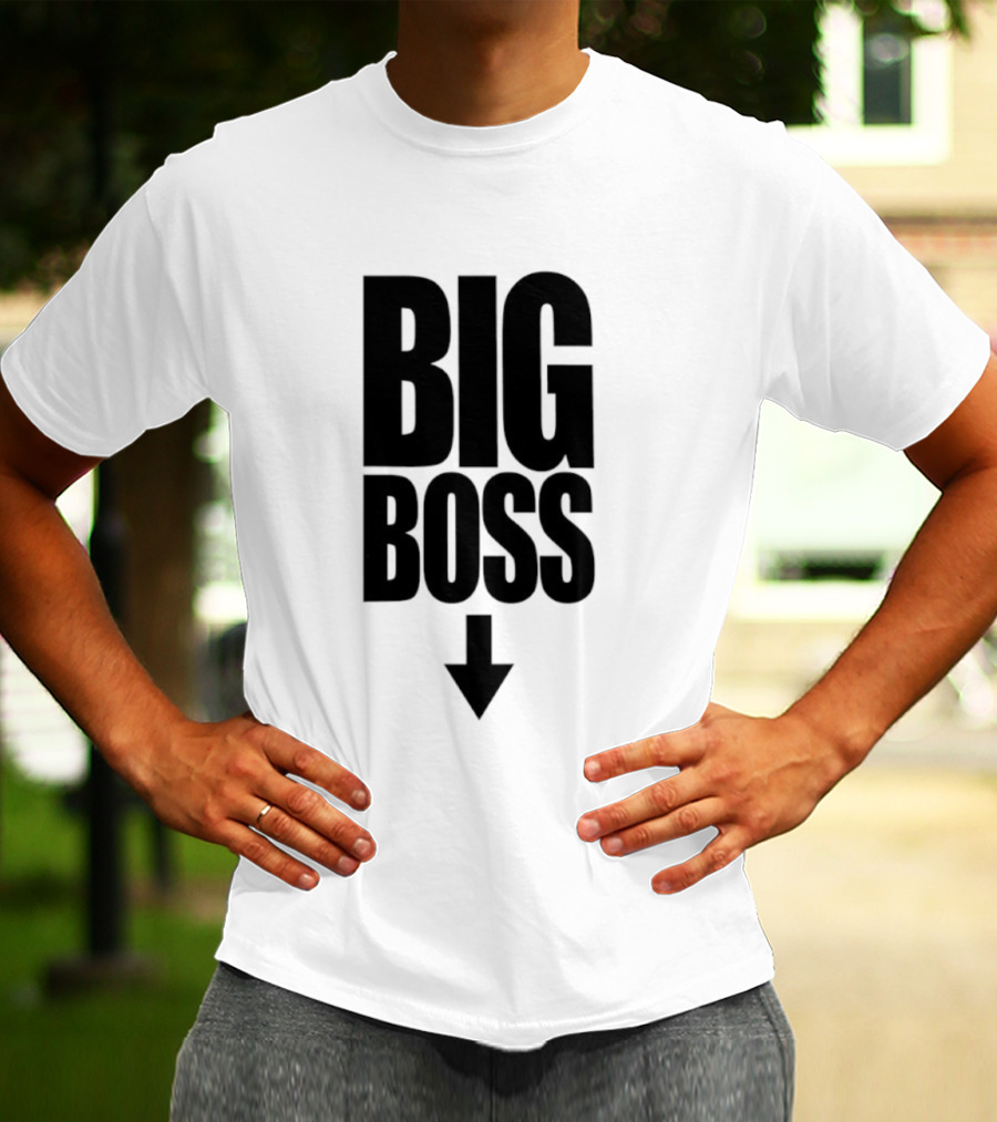 Big Boss Arrow Down Humor Trend T-Shirt