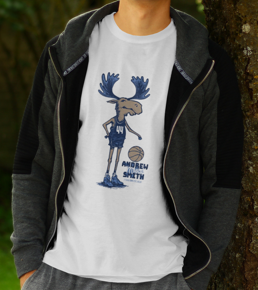 Andrew Smith Butler 44 Moose Basketball Player T-Shirt