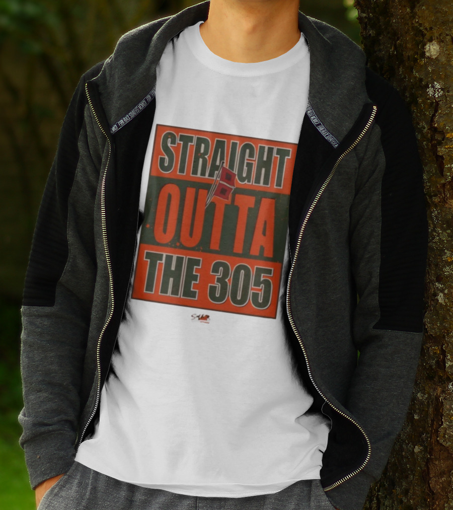 Straight Outta The 305 Miami Hurricanes T-Shirt