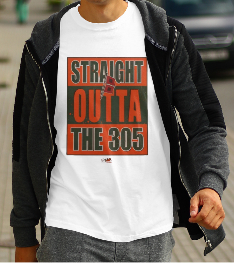 Straight Outta The 305 Miami Hurricanes T-Shirt