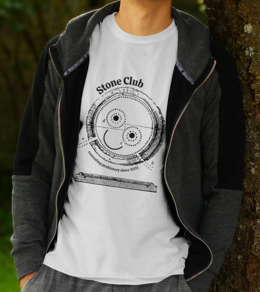 Stone Club Calling Recreating Prehistory Since 2021 T-Shirt