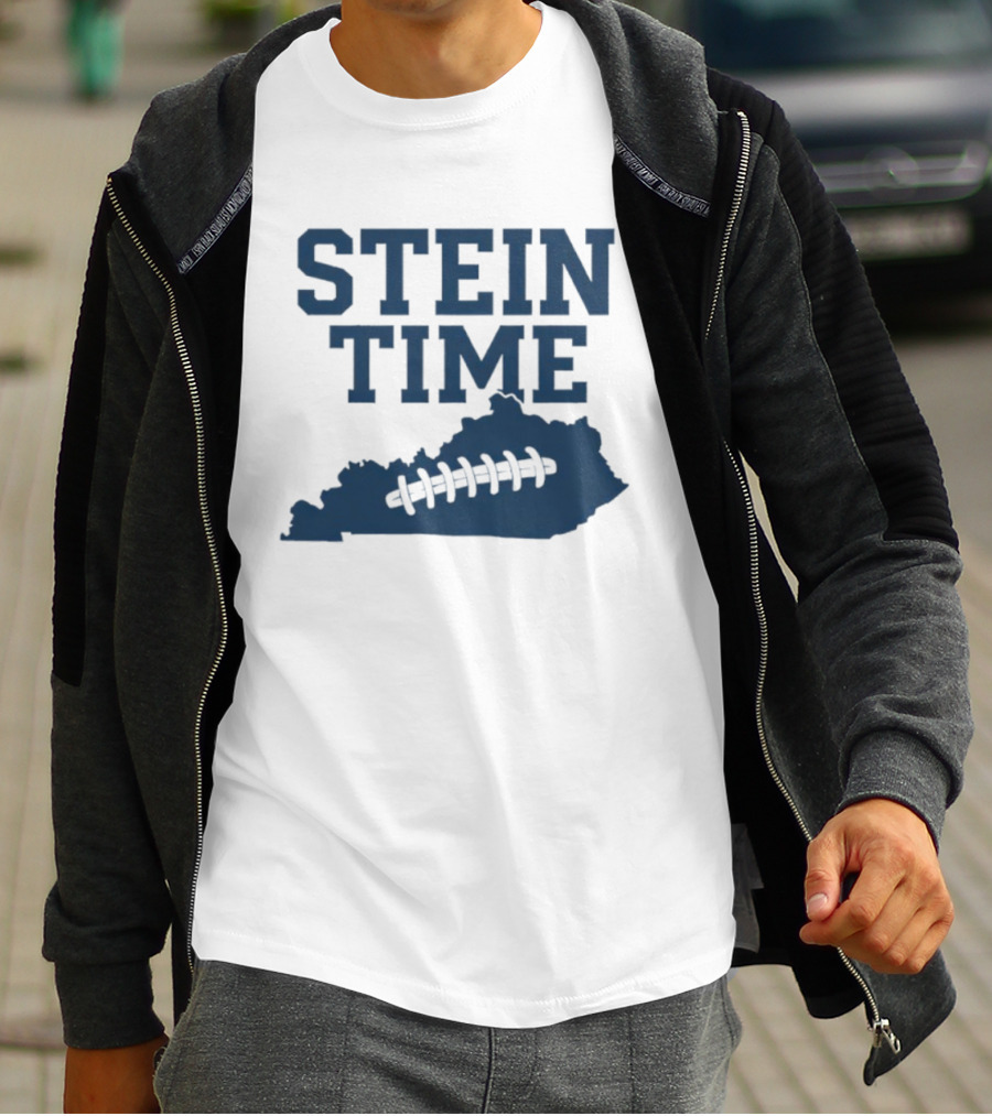 Stein Time Football State Outline T-Shirt
