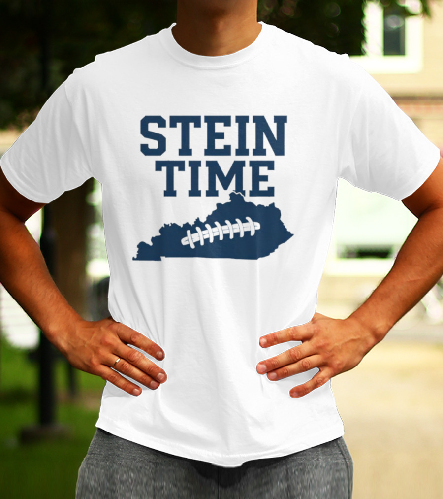 Stein Time Football State Outline T-Shirt