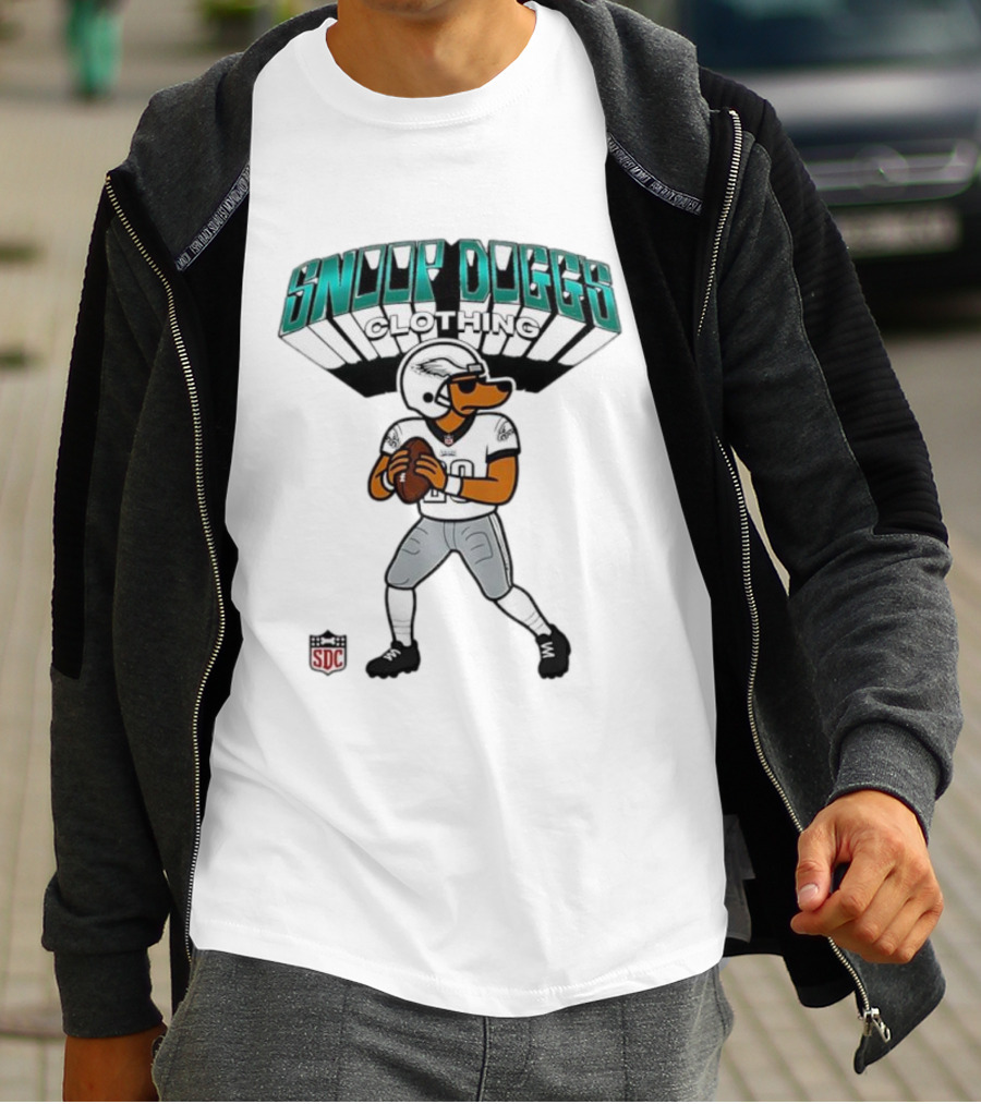 Snoop Dogg Clothing Philadelphia Eagles Football Character SDC T-Shirt