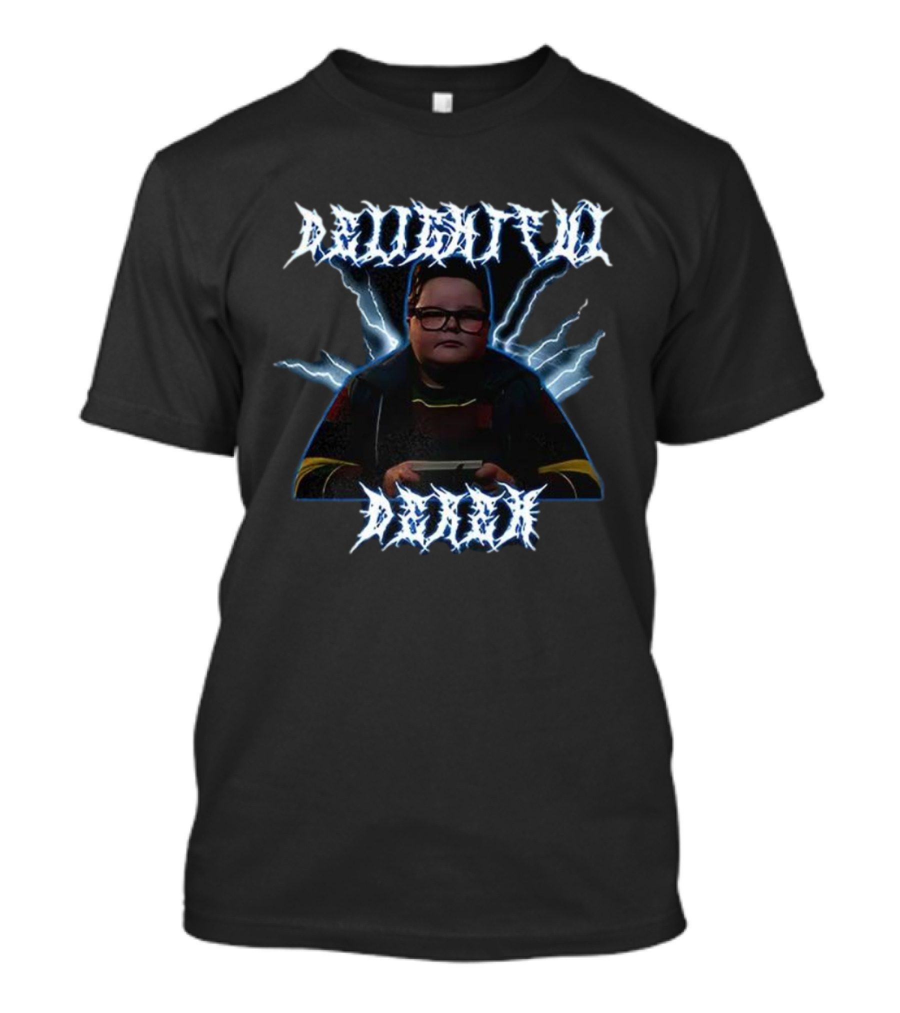 Delightful Derek Stranger Things Lightning Effect 5 T-Shirt