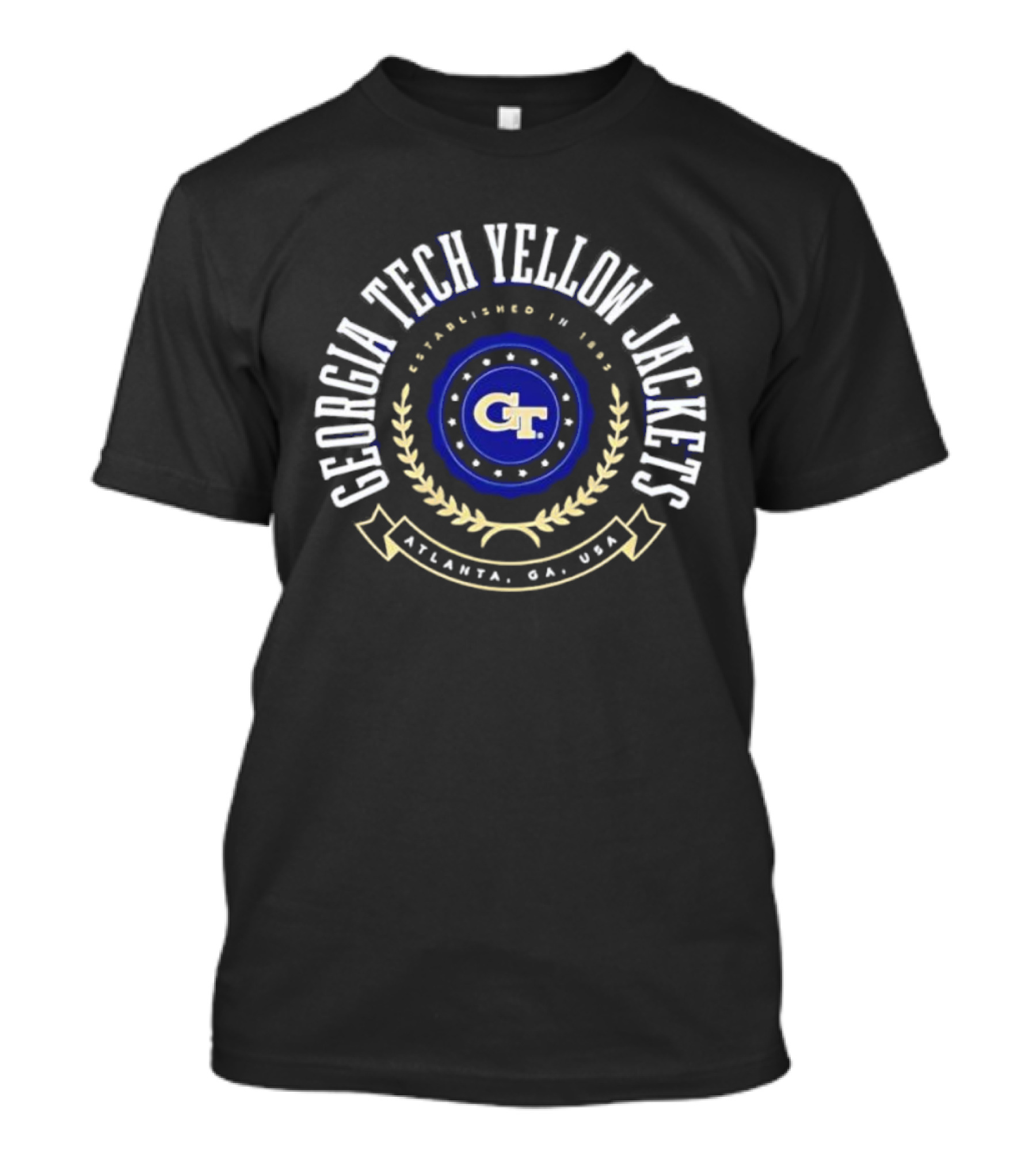 Georgia Tech Yellow Jackets Established 1885 Atlanta GA USA T-Shirt