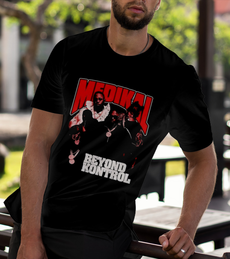 Medikal Beyond Kontrol Ghanaian Rapper Group Portrait T-Shirt