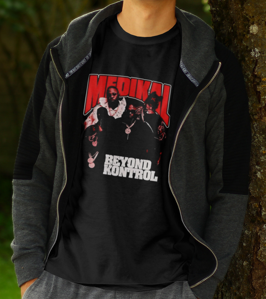 Medikal Beyond Kontrol Ghanaian Rapper Group Portrait T-Shirt