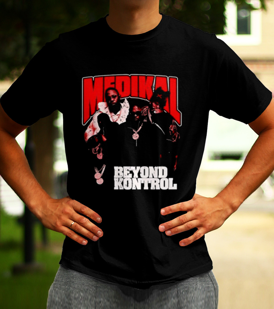 Medikal Beyond Kontrol Ghanaian Rapper Group Portrait T-Shirt